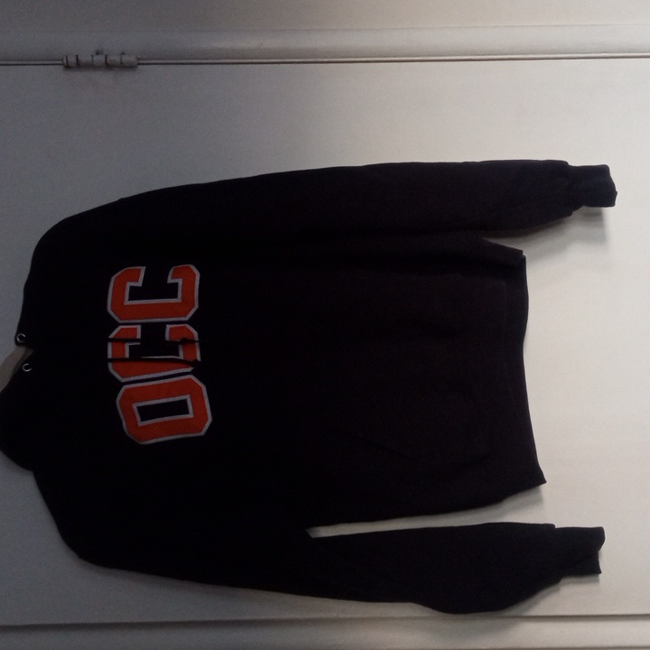 Occ Orange Coast College Hoodie Sweatshirt Black Red. Small. Authentic Champion